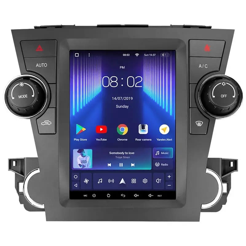 TOYOTA HIGHLANDER 2010 Tesla Style 9.7" 4/32