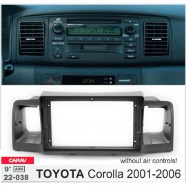 TOYOTA Corolla 2001-06 (without air controls) Carav 22-038 9-inch