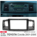 TOYOTA Corolla 2001-06 (without air controls) Carav 22-038 9-inch