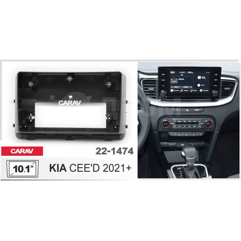 KIA CEE'D 2021+ CARAV 22-1474 10.1-INCH