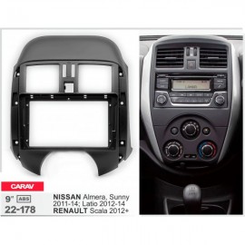 NISSAN ALMERA (N17), SUNNY (B17), LATIO (N17) / RENAULT SCALA CARAV 22-178 9-INCH