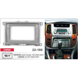TOYOTA LAND CRUISER 100 2002-07 / LEXUS LX-470 CARAV 22-196 10.1-INCH