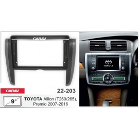 TOYOTA ALLION T260/265, PREMIO 2007-16 CARAV 22-203 9-INCH