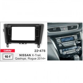 NISSAN X-Trail, Qashkai, Rogue 2014-2022 Carav 22-478 10.1-inch
