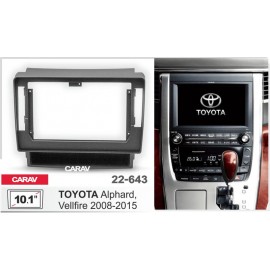 TOYOTA ALPHARD, VELLFIRE 2008-15 CARAV 22-643 10.1-INCH