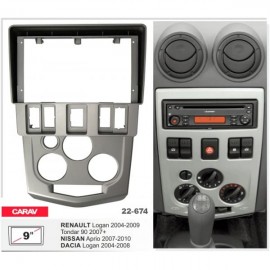 DACIA LOGAN 2004-2008 Carav 22-674 9-INCH