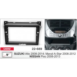 NISSAN PIXO 2008-13 / SUZUKI ALTO, MARUTI A-STAR CARAV 22-689 9-INCH