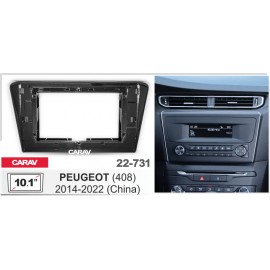 PEUGEOT 408 2014-2022 CARAV 22-731 10.1-INCH