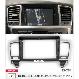MERCEDES-BENZ M-KLASSE 2011-15 CARAV 22-751 9-INCH
