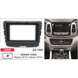 SSANG YONG REXTON 2017+, MUSSO 2018+ CARAV 22-789 9-INCH