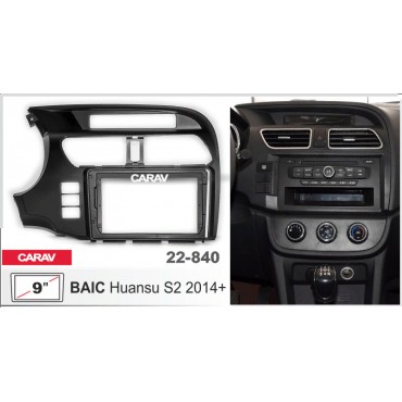 BAIC HUANSU S2 2014+ CARAV 22-840 9-INCH