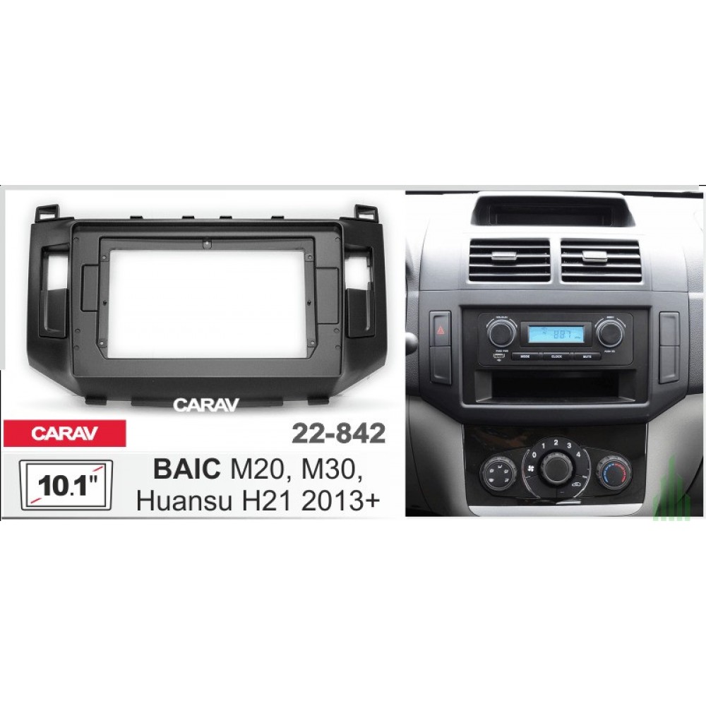 BAIC M20, M30, HUANSU H21 2013+ CARAV 22-842 9-INCH