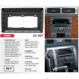 CHEVROLET AVALANCHE, SILVERADO, SUBURBAN / BUICK ENCLAVE, LUCERNE / GMC ACADIA CARAV 22-997 10.1-INCH