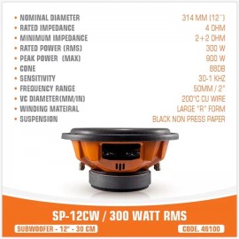 SP-12CW - 300W RMS