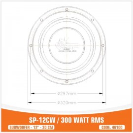 SP-12CW - 300W RMS