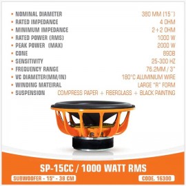 SP-15CC - 1000W RMS
