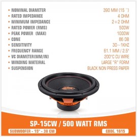 SP-15CW - 500W RMS