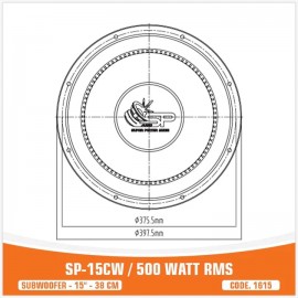 SP-15CW - 500W RMS