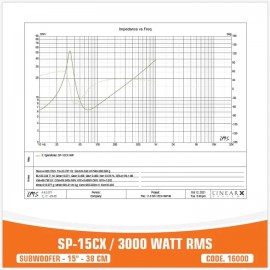 SP-15CX - 3000W RMS