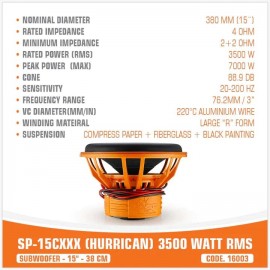 SP-15CXXX - 3500W RMS